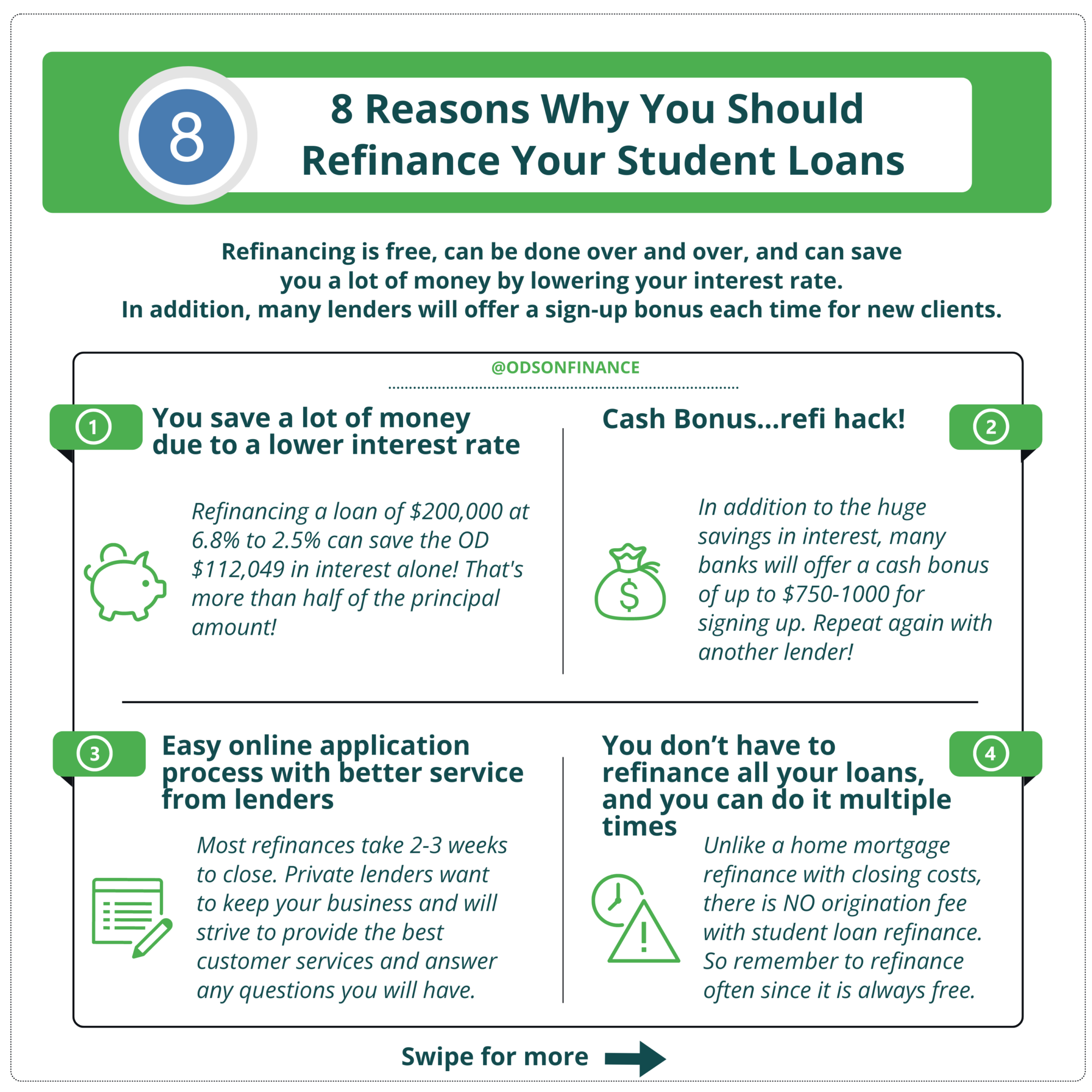 8 Reasons Why You Should  Refinance Your Student Loans P1