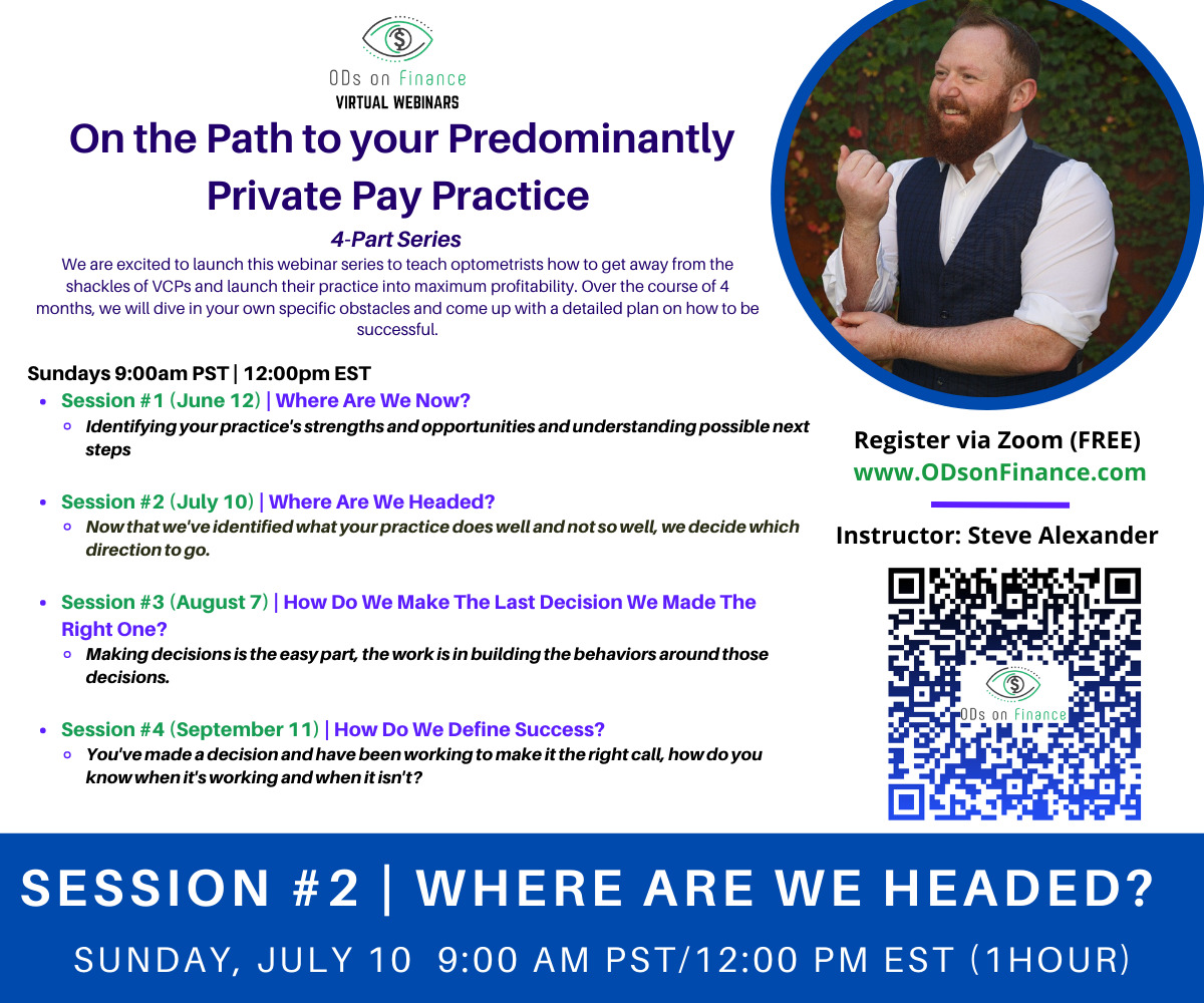 On the Path to your Predominantly Private Pay Practice Session #2 Where Are We Headed (1)