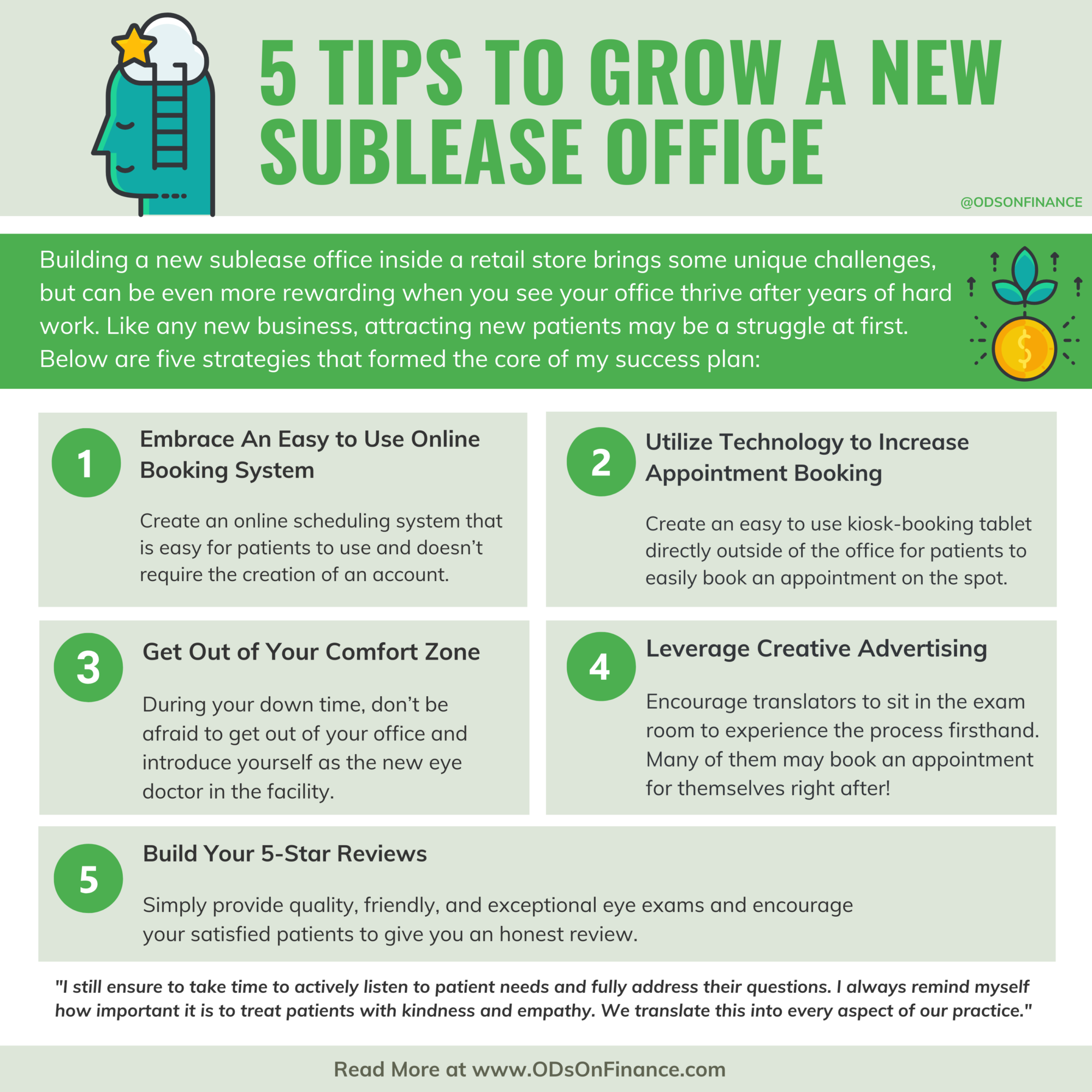 5 TIPS TO GROW A NEW  SUBLEASE OFFICE