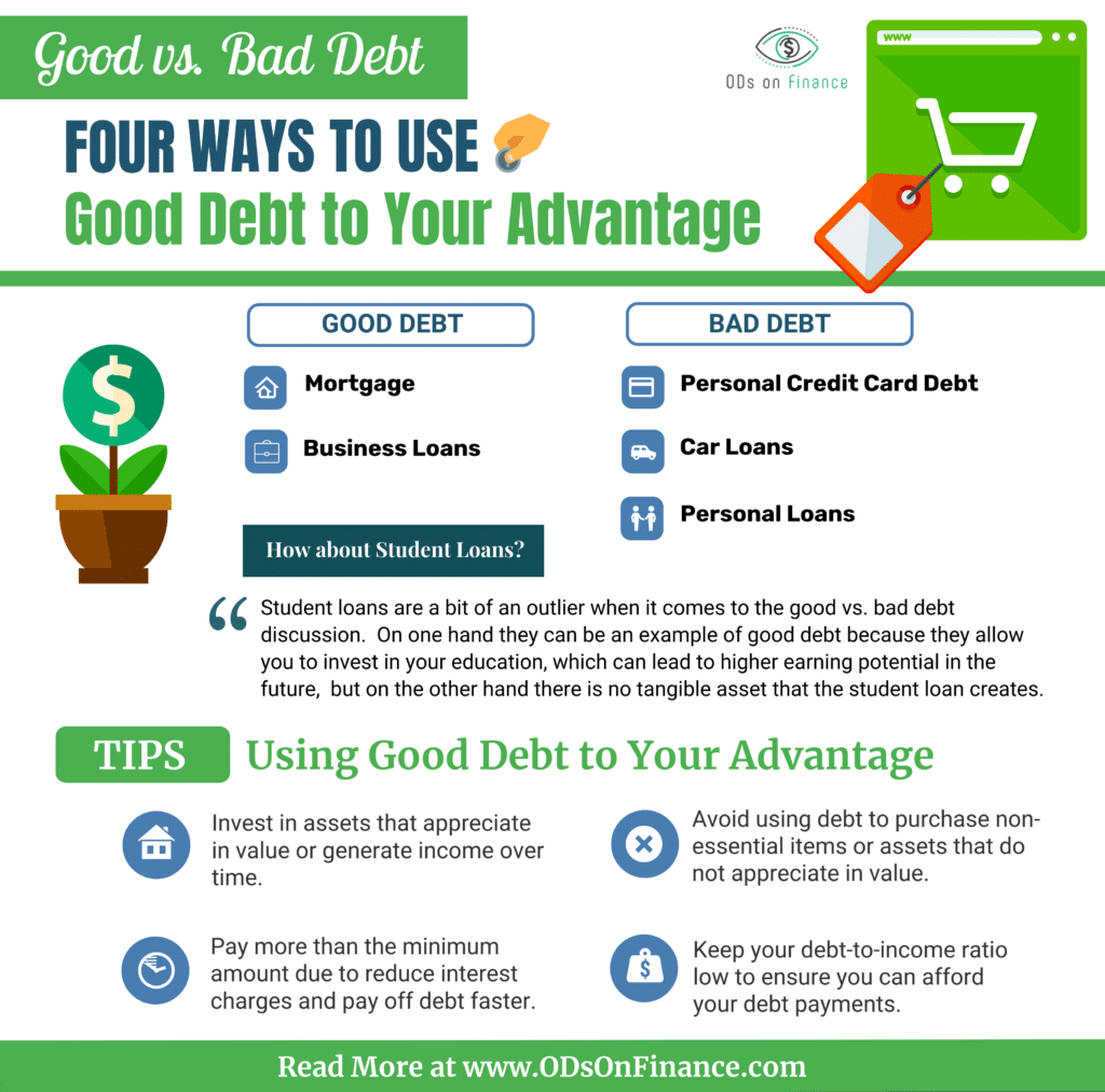 Good vs. Bad Optometry Debt - 4 Ways to Use Good Debt to Your Advantage
